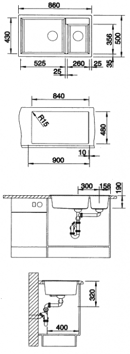   Blanco Metra 9 (517364)