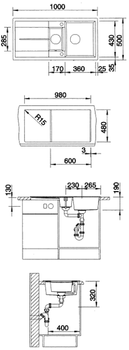   Blanco Metra 6S (513053)