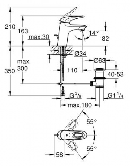    GROHE Grohe Eurostyle 33558003