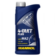 Масло моторное Mannol (SCT) 4-ТАКТ Plus 10w40 1л 1400