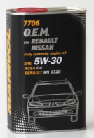   Mannol (SCT) 7706 O.E.M. for Renault Nissan 5w30 1 