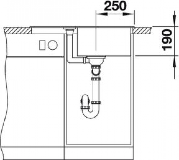   Blanco Metra 45S compact (519573)