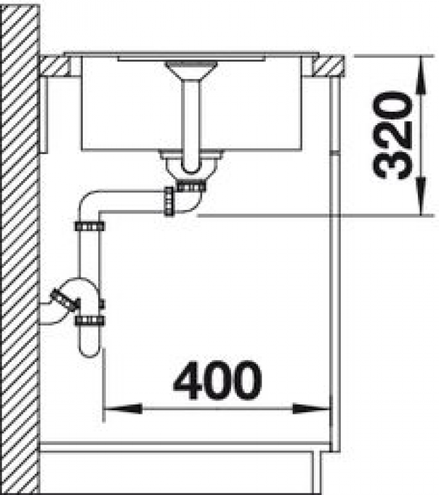   Blanco Metra 45S compact (519576)