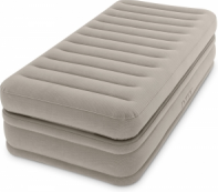Кровать надувная со встроенным насосом Intex Prime Comfort Elevated Fiber-Tech 191*99*51см 64444