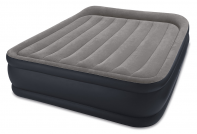      Intex 64136 QUEEN DELUXE PILLOW REST RAISED AIRBED WITH FIBER-TECH BIP