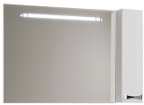 Зеркальный шкаф с подсветкой Акватон ДИОР 120 1A110702DR01R белый