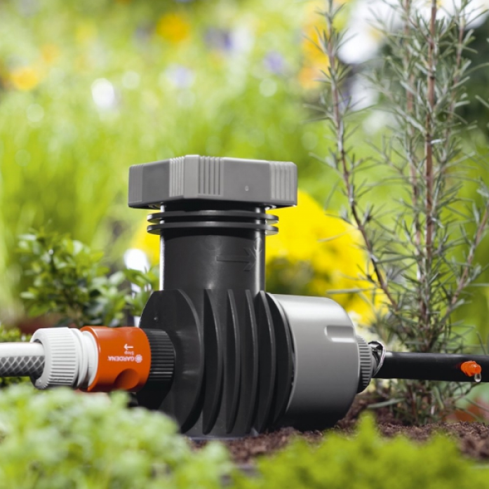 Gardena Micro-Drip-System. Мастер блок Гардена. Gardena 01490-20. Капельный полив Гардена.