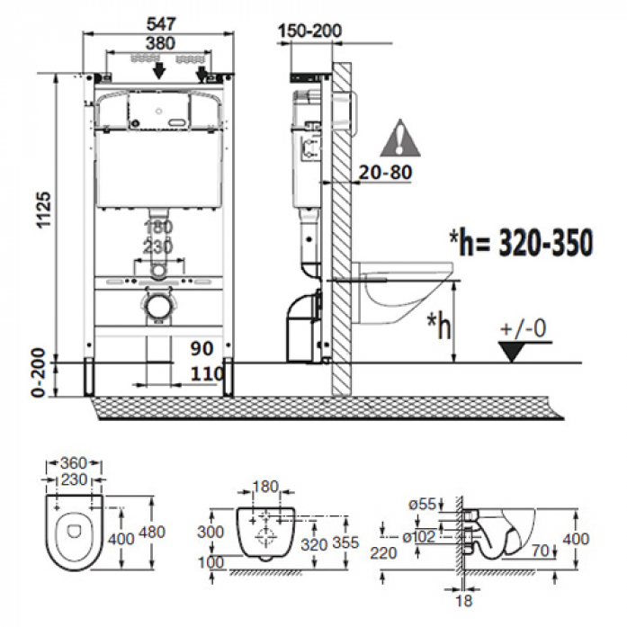  Roca Meridian Compact 893104110  + +   Soft-Closing+ , 