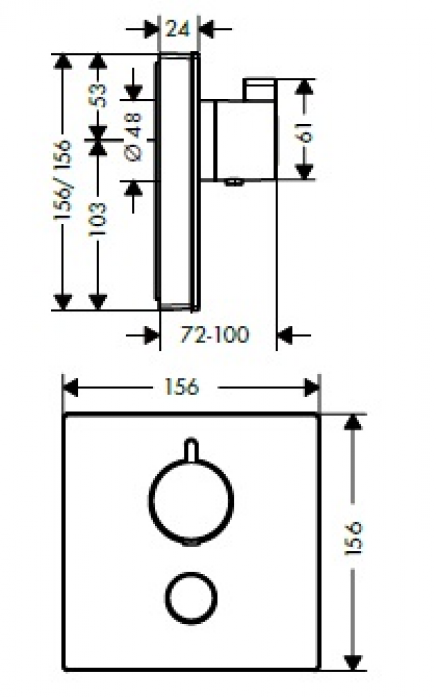    Hansgrohe ShowerSelect Highflow 15735400 /