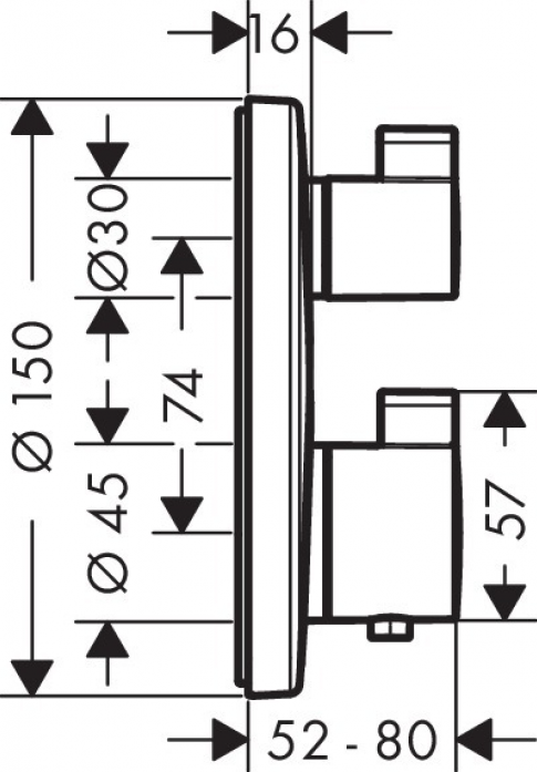    Hansgrohe Ecostat S 15758000 