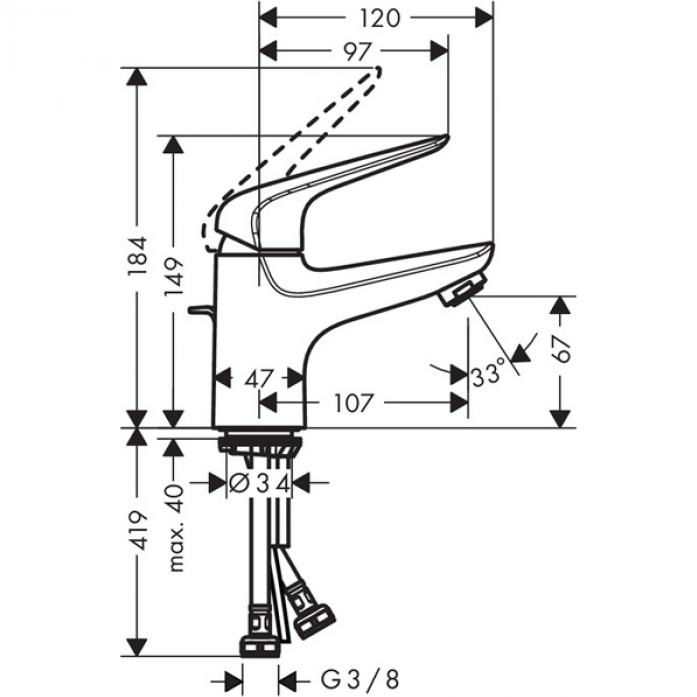    Hansgrohe Novus 71020000