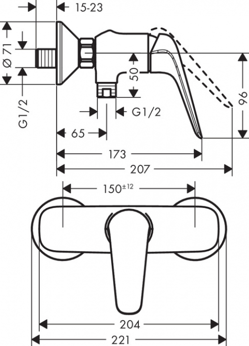      Hansgrohe Novus 71060000 