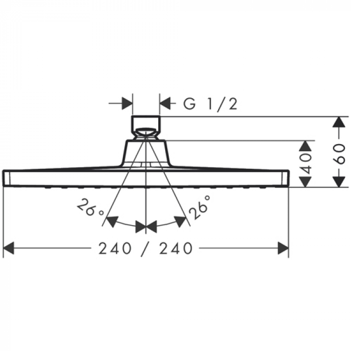   Hansgrohe Crometta E240 26726000 