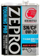 Масло моторное Idemitsu Zepro Touring Pro SN/CF GF-5 0W-30 4 л 3615004