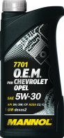   Mannol (SCT) 7701 O.E.M. for Chevrolet Opel 5w40 1 1076