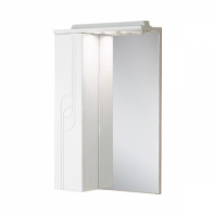 Зеркальный шкаф с подсветкой Акватон Панда 50 1A007402PD01L левостороннее белое