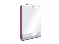 Зеркальный шкаф с подсветкой Roca Gap 70 ZRU9302752 фиолетовый