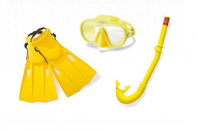 Набор для плавания Intex Мастер класс (маска,трубка,ласты) 55655