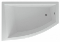 Ванна акриловая Акватек Оракул ORK180-0000004 левая с фронтальным экраном,вклеенный каркас