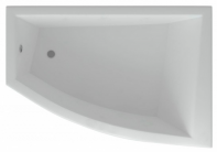 Ванна акриловая Акватек Оракул ORK180-0000009 правая с фронтальным экраном,вклеенный каркас