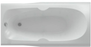 Ванна акриловая Акватек Европа EVR180-0000041 с фронтальным экраном,вклеенный каркас,слив слева