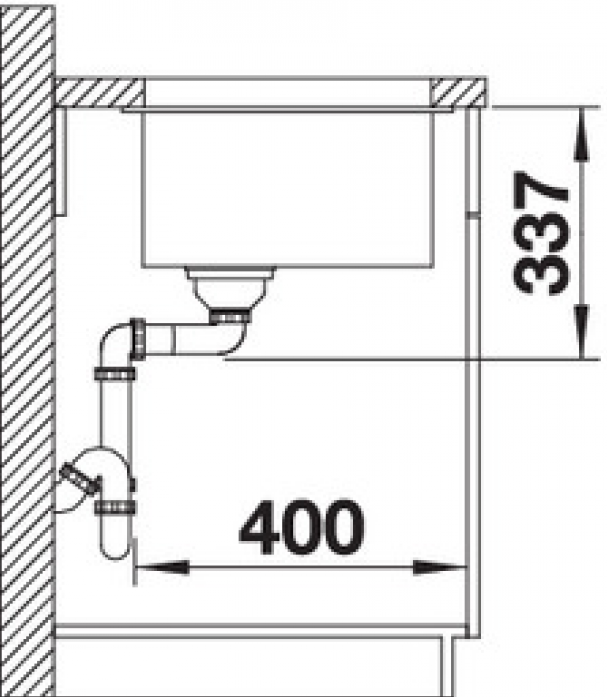   Blanco SUBLINE 800-U 523141 