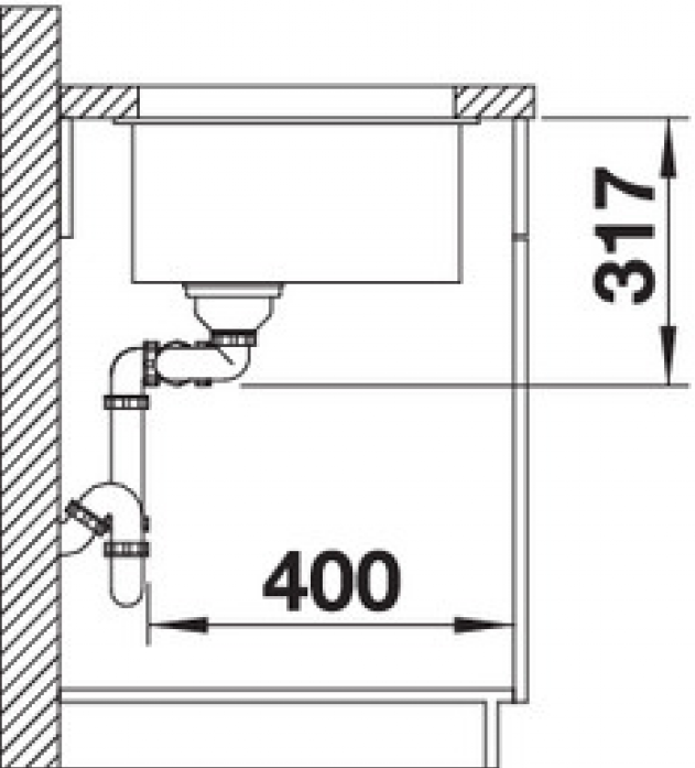   Blanco SUBLINE 430/270-U 523160 