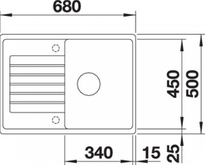   Blanco ZIA 45 S 524723 Compact 