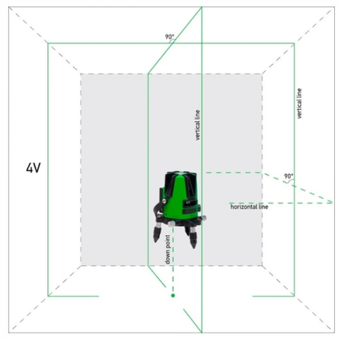    ADA 3D Liner 4V Green 00531
