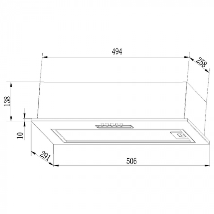   Lex GS Bloc Light 600 Inox