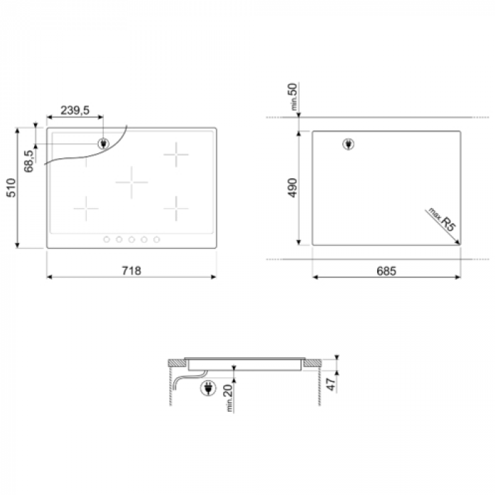    SMEG P875AO