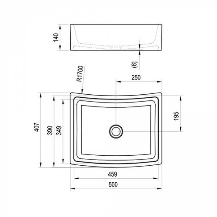  Ravak FORMY 02 500 D XJM01250000