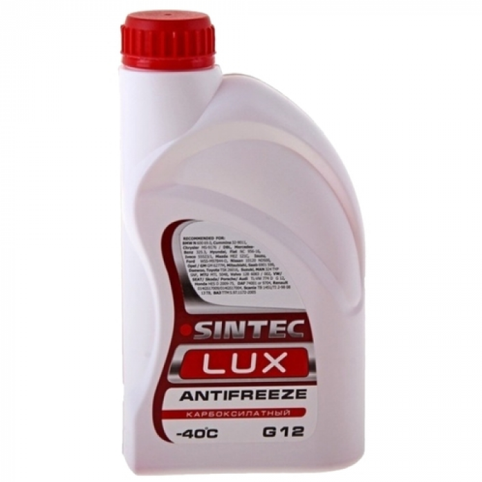 Антифриз sintec артикулы. Sintec Antifreeze Lux g12 1кг. Антифриз Sintec Lux (красный). Синтек антифриз g12 красный. Sintec 613500.