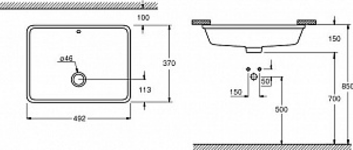  GROHE Cube Ceramic 3948000H