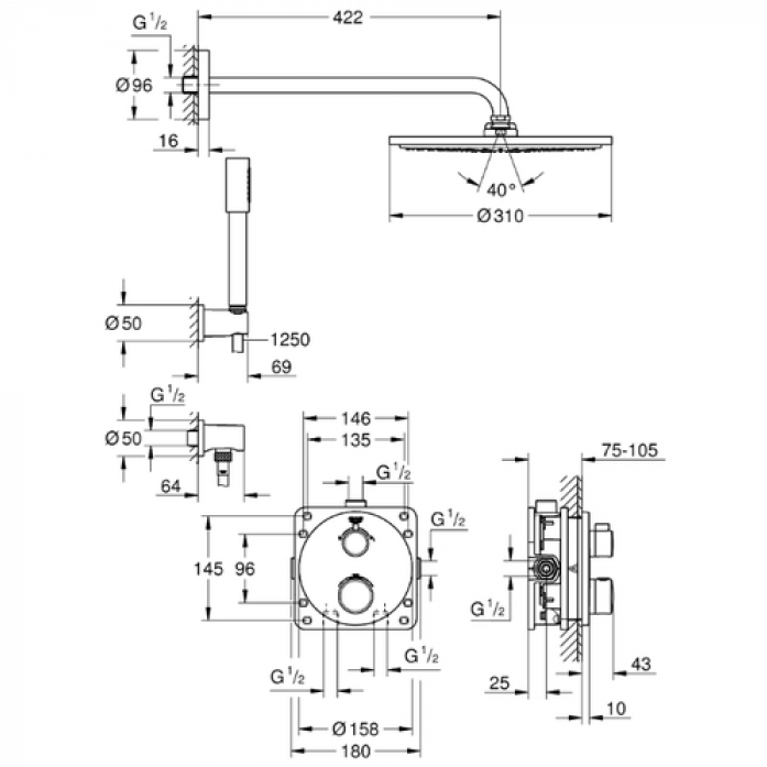   GROHE Grohtherm 34731000