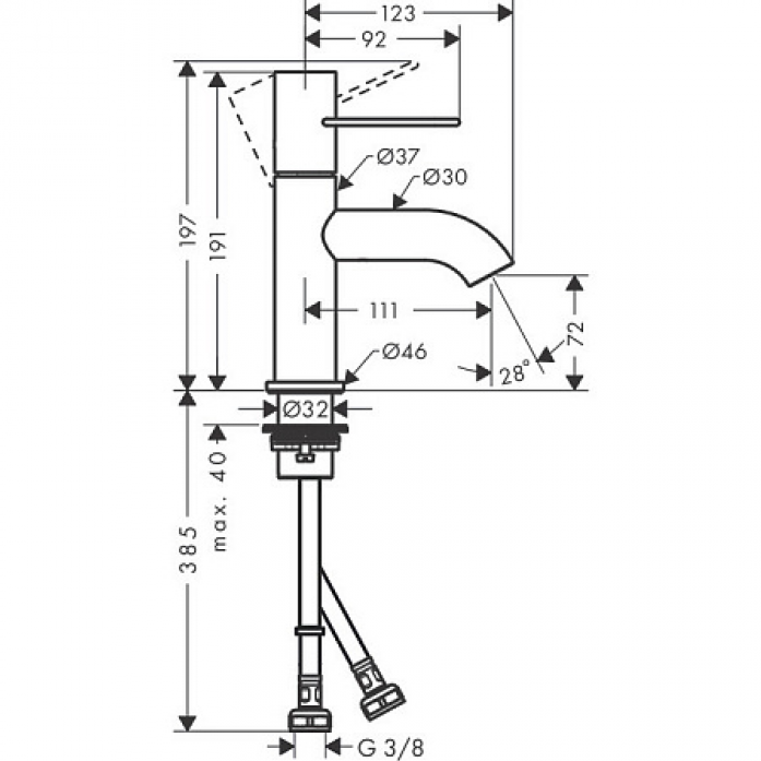    Axor Uno 38021000