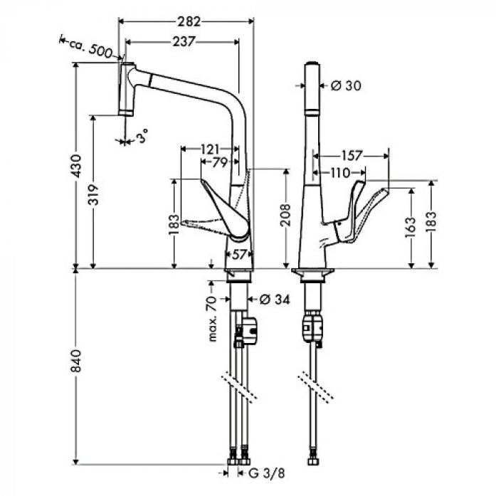    Hansgrohe Metris 14820000