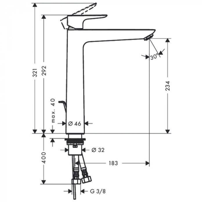    Hansgrohe Talis E 71717000