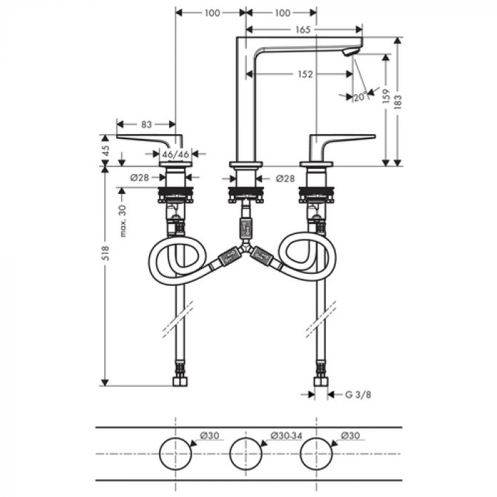    Hansgrohe Metropol 32515000