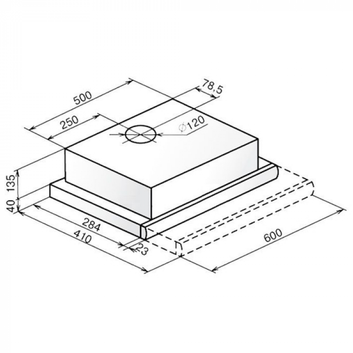   Faber FLOX GLASS BK A60