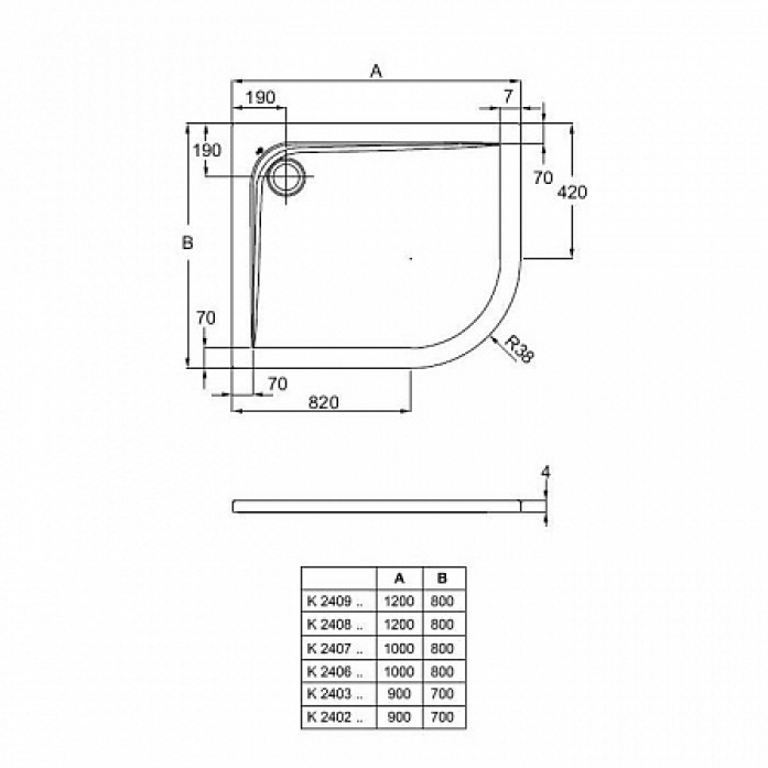    Ideal Standard UltraFlat K240601 