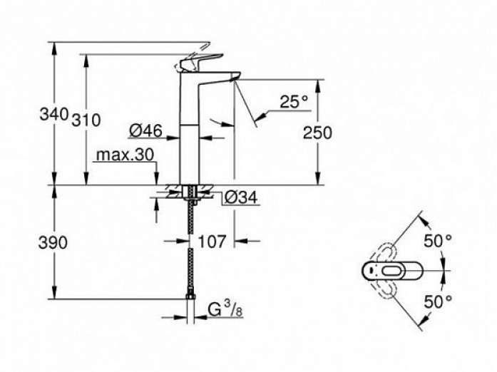    GROHE BauLoop 23764000