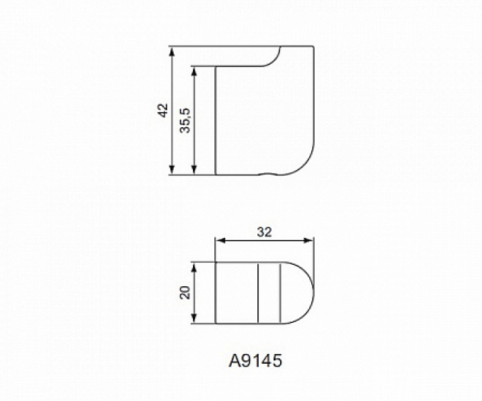  Ideal Standard Softmood A9145AA