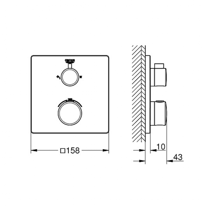  GROHE Grohtherm 24079000