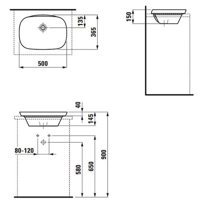  Laufen Ino 8.1730.2.000.109.1