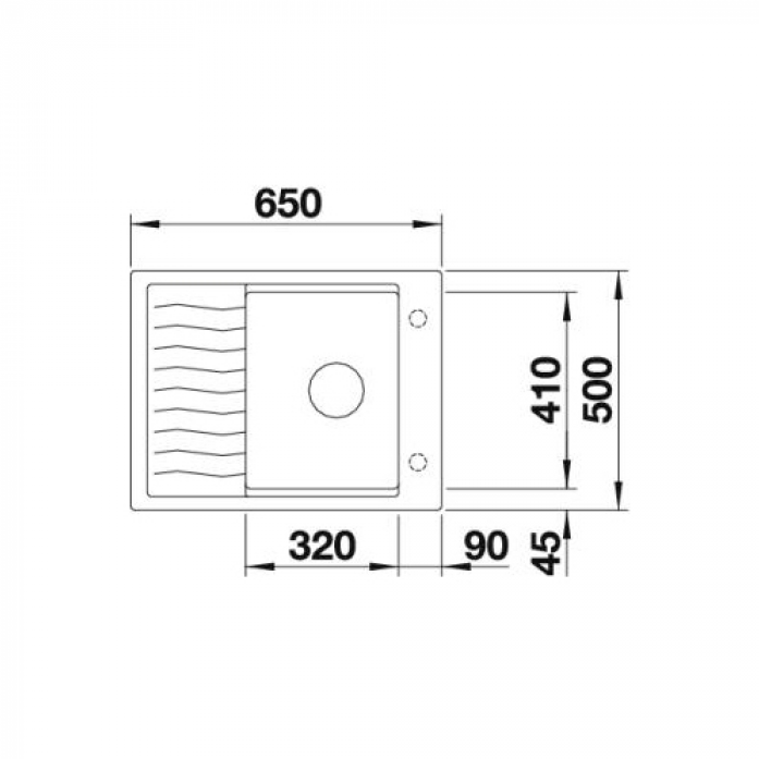   Blanco ELON 45S 524814 