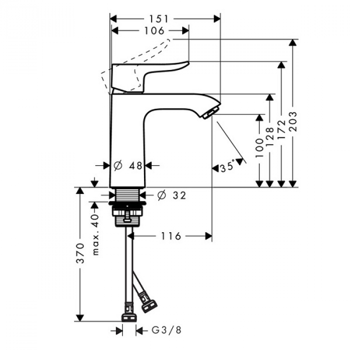    Hansgrohe Metris  31084000