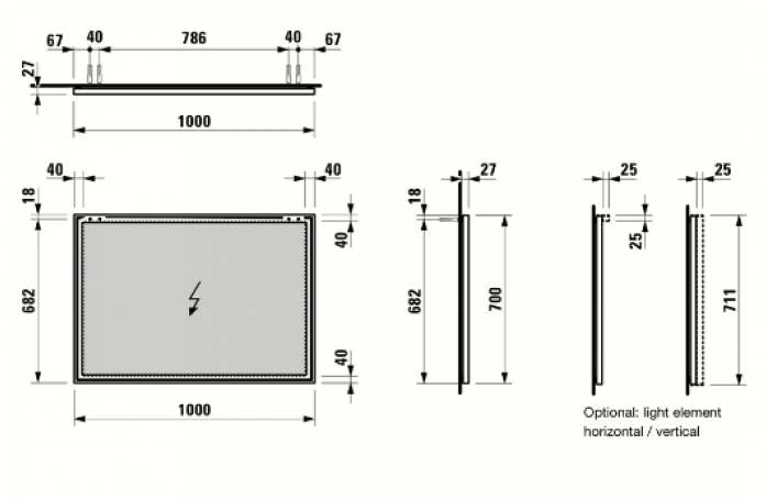  Laufen Frame 4.4751.1.900.007.1