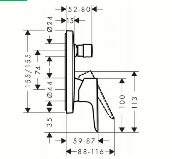    Hansgrohe E 71745140