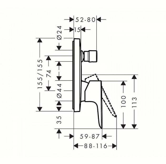 C   Hansgrohe Talis E 71745670